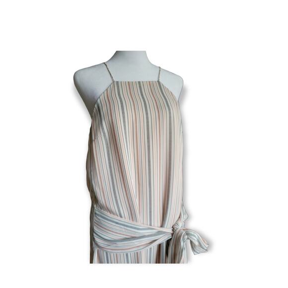Line & Dot St. Marguerite Dress Small Striped Sleeveless Sheath Knee-Length Chic - Picture 5 of 13